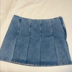 Divided Light Blue Mini Skirt